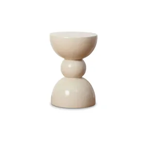 Emilio Outdoor Side Table - Beige Gloss - Mocka by Mocka., a Side Table for sale on Style Sourcebook