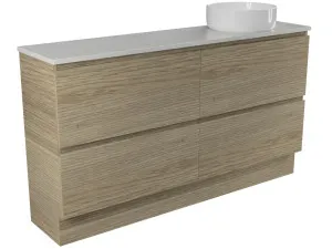 Billie Vanity 1500mm Right WG Basin SilkSurface AC Top Floor standing by Timberline, a Vanities for sale on Style Sourcebook