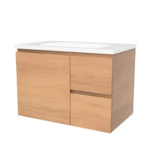 Nevada Vanity 750mm Centre Bowl Stadium Top Wall hung by Timberline, a Vanities for sale on Style Sourcebook
