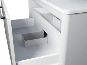 Saba Vanity 900mm Centre WG Basin SilkSurface UC Top Wall hung by Timberline, a Vanities for sale on Style Sourcebook
