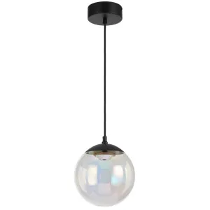 Telbix Aurora Dimmable LED Round Rainbow Glass Pendant Small by Telbix, a Pendant Lighting for sale on Style Sourcebook