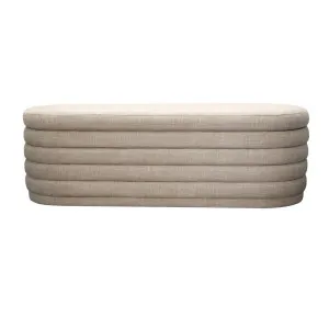 Demi Storage Bench Ottoman - Beige by CAFE Lighting & Living, a Ottomans for sale on Style Sourcebook