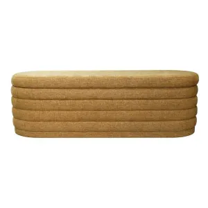 Demi Storage Bench Ottoman - Mustard by CAFE Lighting & Living, a Ottomans for sale on Style Sourcebook