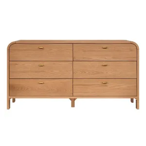 Chisholm 6 Drawer Chest - Natural Oak by CAFE Lighting & Living, a Cabinets, Chests for sale on Style Sourcebook