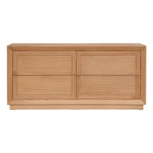 Balmain 4 Drawer Chest - Natural Oak by CAFE Lighting & Living, a Cabinets, Chests for sale on Style Sourcebook