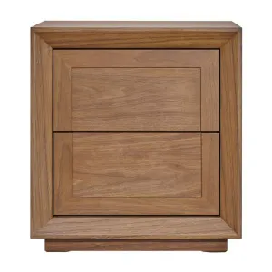 Balmain Tall Bedside Table - Walnut by CAFE Lighting & Living, a Bedside Tables for sale on Style Sourcebook