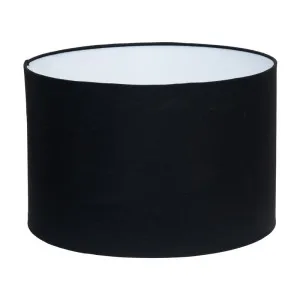 Larissa Drum Shade - Large Black by CAFE Lighting & Living, a Lamp Shades for sale on Style Sourcebook