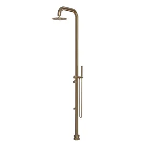 OASIS Outdoor Shower 316 SS w/ Shower Head Brushed Brass by Highgrove Bathrooms, a Outdoor Showers for sale on Style Sourcebook