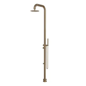 OASIS Outdoor Shower 316 SS w/ Shower Head Brushed Brass by Highgrove Bathrooms, a Outdoor Showers for sale on Style Sourcebook