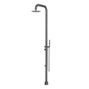 OASIS Outdoor Shower 316 SS w/ Shower Head Gunmetal by Highgrove Bathrooms, a Outdoor Showers for sale on Style Sourcebook