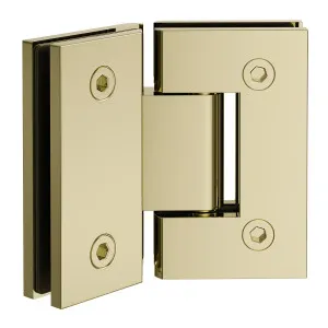 Shower Door Hinge Champagne Gold 135 Degree by Highgrove Bathrooms, a Showers for sale on Style Sourcebook