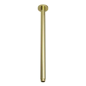 SPIN Ceiling Dropper Champagne Gold 450mm by Highgrove Bathrooms, a Showers for sale on Style Sourcebook