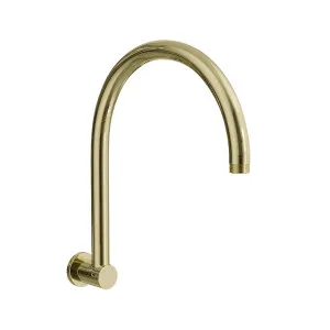 SPIN Gooseneck Shower Arm Champagne Gold by Highgrove Bathrooms, a Showers for sale on Style Sourcebook