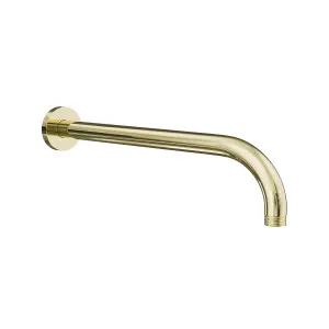 SPIN Shower Arm Champagne Gold 400mm by Highgrove Bathrooms, a Showers for sale on Style Sourcebook