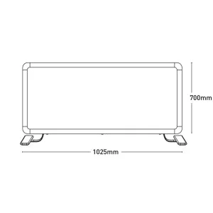 Mercator Ikuü WiFi Smart Panel Heater 1500W by Mercator, a Heaters for sale on Style Sourcebook