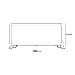 Mercator Ikuü WiFi Smart Panel Heater 2000W by Mercator, a Heaters for sale on Style Sourcebook
