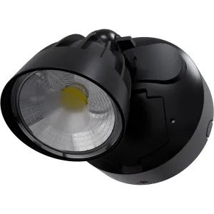 Calibo Nighthawk Single LED Spotlight With Sensor Black by Calibo, a Outdoor Lighting for sale on Style Sourcebook