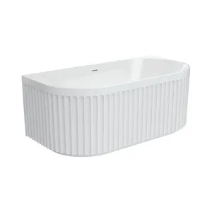 Eleanor Back-To-Wall Acrylic Bath with Overflow, 1500mm by Fienza, a Bathtubs for sale on Style Sourcebook