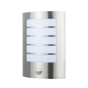 Vencha Stark LED Wall Light with Sensor IP44 Stainless Steel by Vencha, a Outdoor Lighting for sale on Style Sourcebook