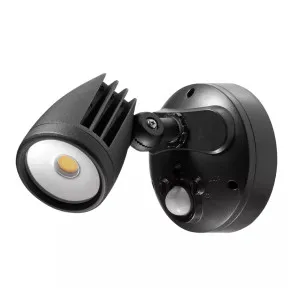 Martec Fortress Pro 18W LED CCT Single Adjustable Flood Light With Sensor IP65 Black by Martec, a Outdoor Lighting for sale on Style Sourcebook