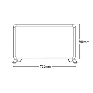 Mercator Ikuü WiFi Smart Panel Heater 1000W by Mercator, a Heaters for sale on Style Sourcebook