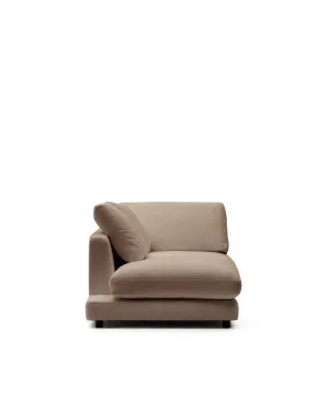 Gala Module Left Chaise Lounge Light Brown by null, a Outdoor Sunbeds & Daybeds for sale on Style Sourcebook