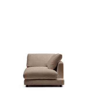 Gala Module Right Chaise Lounge Light Brown by null, a Outdoor Sunbeds & Daybeds for sale on Style Sourcebook