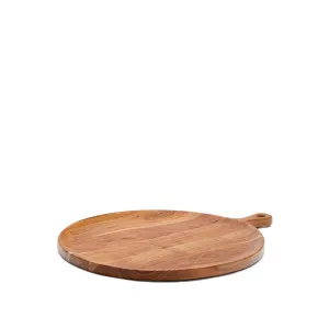 Eitene large round serving board made of acacia wood FSC 100% by null, a Platters & Serving Boards for sale on Style Sourcebook