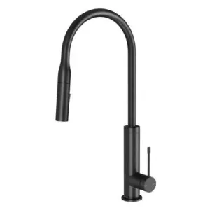 Deja Pull-Out Sink Mixer 220mm Lead Free In Matte Black By Phoenix by PHOENIX, a Kitchen Taps & Mixers for sale on Style Sourcebook