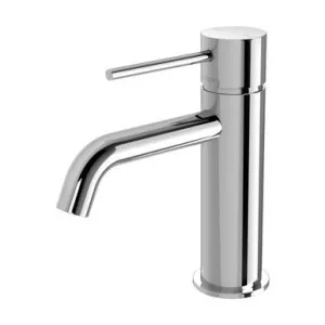 Vivid Slimline Hob Basin Mixer (Curved Spout) 6Star Chrome Lead Free In Chrome Finish By Phoenix by PHOENIX, a Bathroom Taps & Mixers for sale on Style Sourcebook