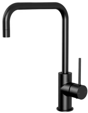 Vivid Slimline Sink Mixer (220mm Squareline Spout) 4Star Lead Free | Made From Brass In Matte Black By Phoenix by PHOENIX, a Kitchen Taps & Mixers for sale on Style Sourcebook