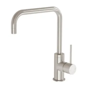 Vivid Slimline Pull-Down Sink Mixer 220mm Squareline Lead Free In Brushed Nickel By Phoenix by PHOENIX, a Kitchen Taps & Mixers for sale on Style Sourcebook