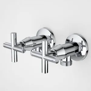 Classic Cross Washing Machine Set (Pair) Lead Free | Made From Metal In Chrome Finish By Caroma by Caroma, a Laundry Taps for sale on Style Sourcebook