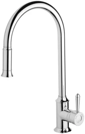 Nostalgia Sink Mixer With Pull-Out Spray 4Star Lead Free | Made From Brass In Chrome Finish By Phoenix by PHOENIX, a Kitchen Taps & Mixers for sale on Style Sourcebook