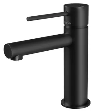 Vivid Slimline Hob Basin Mixer Straight Spout 6Star Lead Free | Made From Brass In Matte Black By Phoenix by PHOENIX, a Bathroom Taps & Mixers for sale on Style Sourcebook