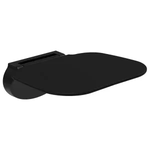 Folding Shower Seat, Matte Black Base, Satin Black Seat by Fienza, a Bathroom Accessories for sale on Style Sourcebook