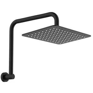 Tono Gooseneck Shower Arm Set, Matte Black by Fienza, a Showers for sale on Style Sourcebook