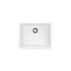 Kuro Granite 38L Single Bowl Kitchen Sink, Matte White by Fienza, a Kitchen Sinks for sale on Style Sourcebook