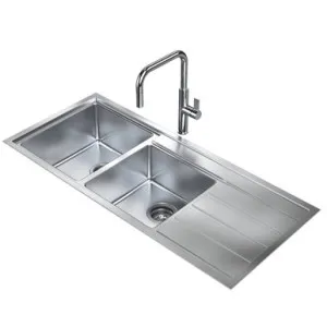 Urbane II 1.75 Lh Bowl 0 Tap Holes | Made From Stainless Steel By Caroma by Caroma, a Kitchen Sinks for sale on Style Sourcebook