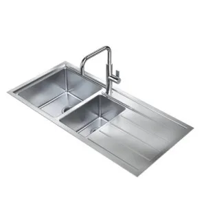 Urbane II 1.5 Lh Bowl 1 Tap Hole | Made From Stainless Steel By Caroma by Caroma, a Kitchen Sinks for sale on Style Sourcebook