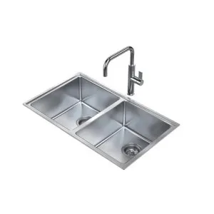 Urbane II Double Bowl Sink | Made From Stainless Steel By Caroma by Caroma, a Kitchen Sinks for sale on Style Sourcebook