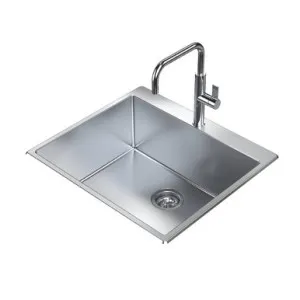 Urbane II 70L Flushline Tub 1 Tap Hole | Made From Stainless Steel By Caroma by Caroma, a Troughs & Sinks for sale on Style Sourcebook