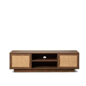 Noosa Rattan Entertainment Unit - Walnut - Mocka by Mocka., a Entertainment Units & TV Stands for sale on Style Sourcebook