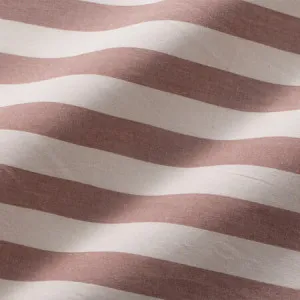Modella Stripe Quilt Cover Set - 100% Cotton, Single, Brown - Canningvale by Canningvale_Modella, a Sheets for sale on Style Sourcebook