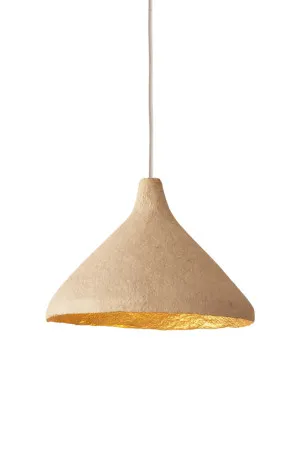 Cone Pendant Light - Oat by Her Hands, a Pendant Lighting for sale on Style Sourcebook