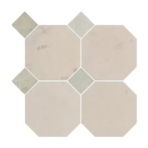 Canterbury Natural Limestone Octagon Beige-Oct Honed with Marfil Dot by Beaumont Tiles, a Marble Look Tiles for sale on Style Sourcebook