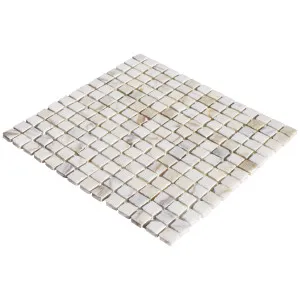 Vicolo Natural Marble Calacatta Gold Honed Mosaic by Beaumont Tiles, a Mosaic Tiles for sale on Style Sourcebook