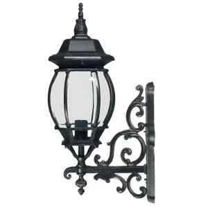 Flinders Classic Outdoor Wall Light in Antique Black Small by Lighting Inspirations, a Outdoor Lighting for sale on Style Sourcebook