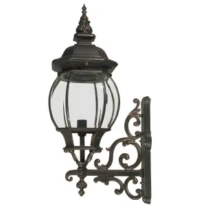 Flinders Classic Outdoor Wall Light in Antique Bronze Large by Lighting Inspirations, a Outdoor Lighting for sale on Style Sourcebook