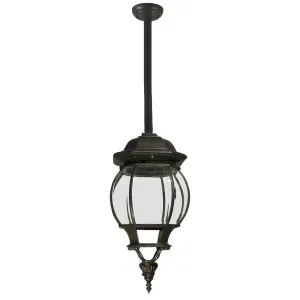 Flinders Classic Outdoor Pendant Antique Bronze by Lighting Inspirations, a Pendant Lighting for sale on Style Sourcebook